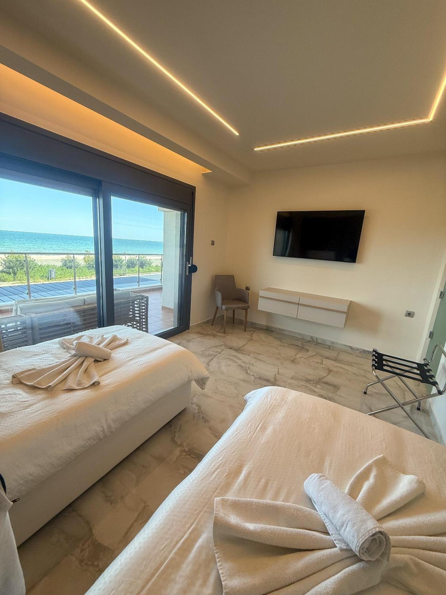 Aqua Mare Luxury Apartments Paralía Exterior foto